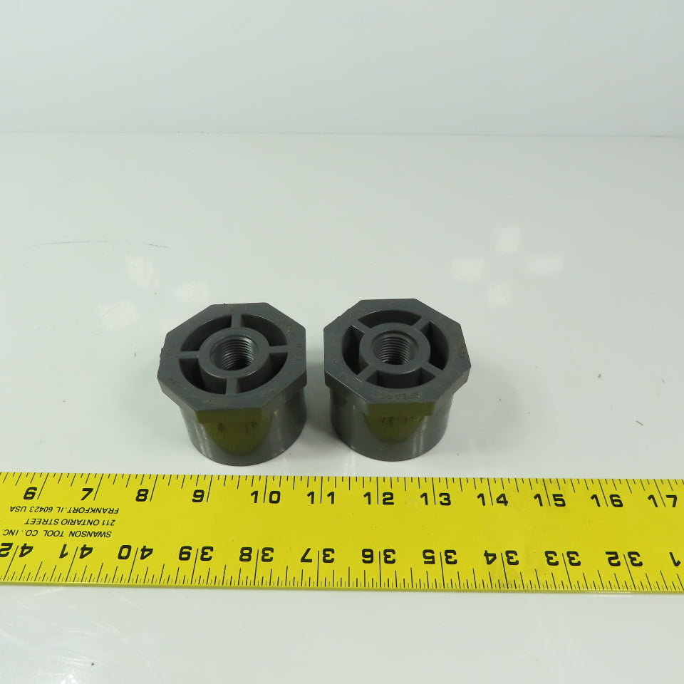Spears D2467 2" Slip to 1/2" FNPT  Adapter Conduit Lot of 2
