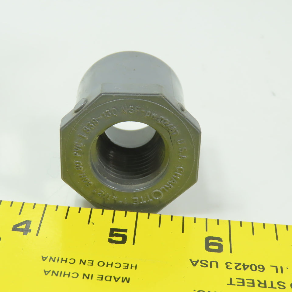 Charlotte 1838-130 1" Slip to 1" FNPT  Adapter Conduit Lot of 4