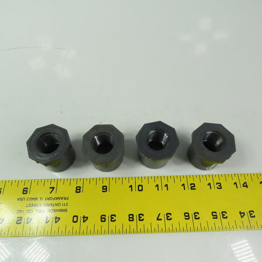 Charlotte 1838-130 1" Slip to 1" FNPT  Adapter Conduit Lot of 4