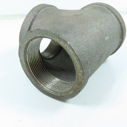 Anvil 2" x 2" x 2" NPT 300 Malleable Iron Black Pipe Tee Fitting USA