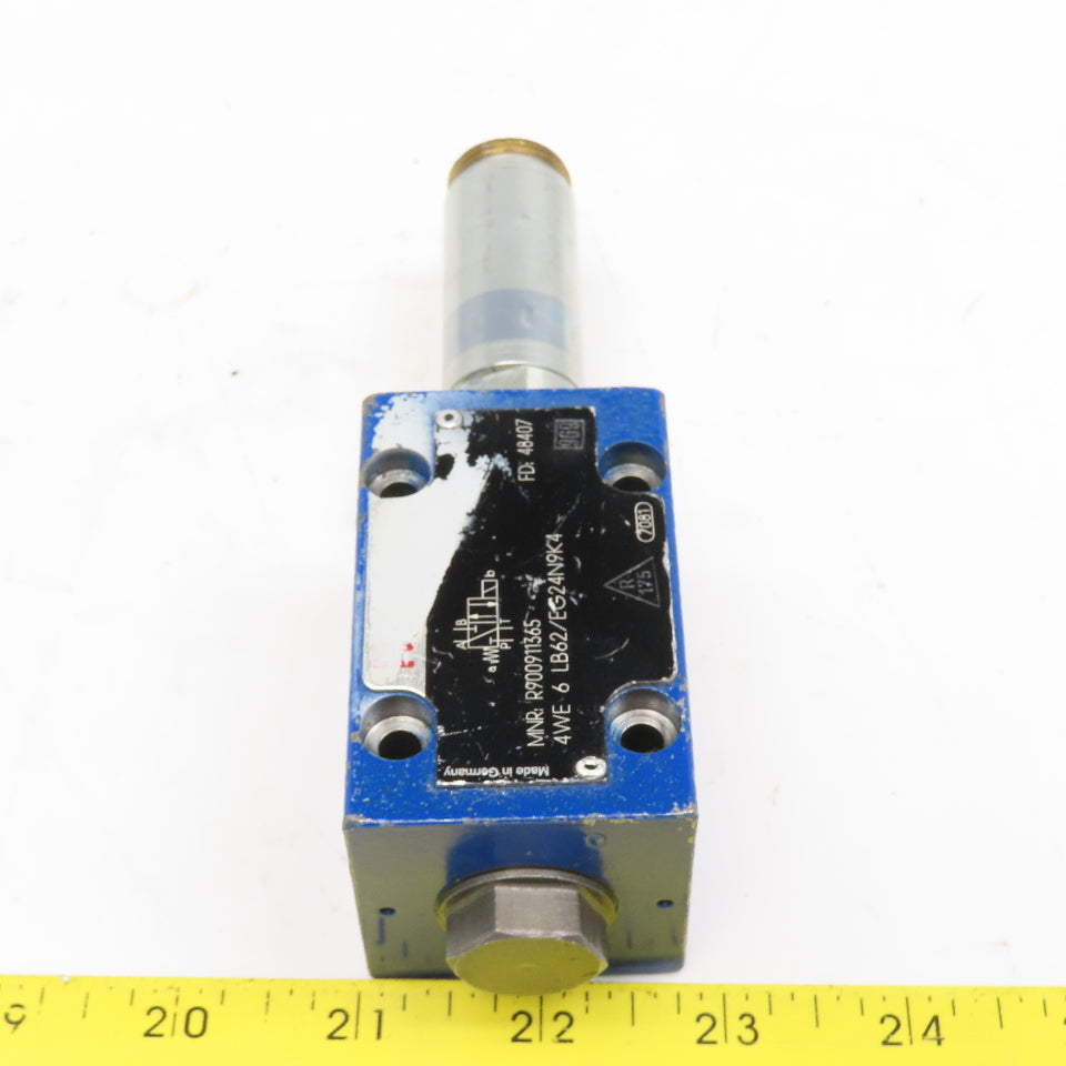 Rexroth R900911365 4/2 Way Hydraulic Single Solenoid Valve Body No Coil