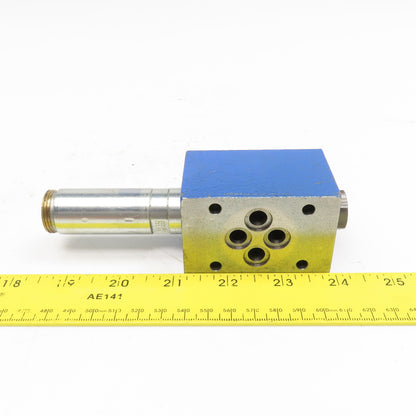 Rexroth R900911365 4/2 Way Hydraulic Single Solenoid Valve Body No Coil