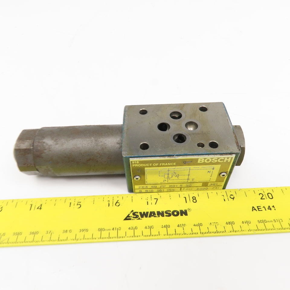 Bosch 9 810 161 155 Pressure Reducing Hydraulic Stack Valve 4500 PSI