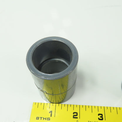 GF D2467 1" PVC Coupling Slip/Slip SCH80 CPVC Socket/Socket Lot of 10