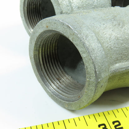 1-1/4" NPT 45° Elbow Galvanized Iron Pipe Schedule 40 Lot of 7