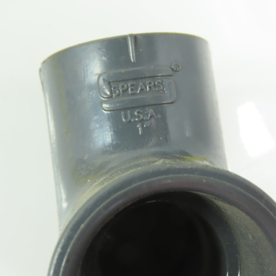 Spears 1"x1"x 1" Tee Slip/Slip/Slip SCH80 Gray PVCI Pipe Fitting Lot of 7