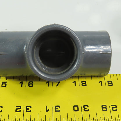 Spears 1"x1"x 1" Tee Slip/Slip/Slip SCH80 Gray PVCI Pipe Fitting Lot of 7