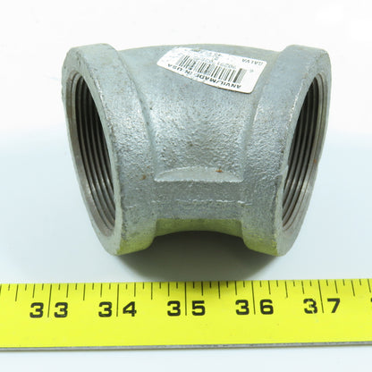 Anvil 2" NPT 90° Elbow Galvanized Iron Pipe Schedule 40 Lot of 5