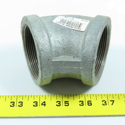 Anvil 2" NPT 90° Elbow Galvanized Iron Pipe Schedule 40 Lot of 5