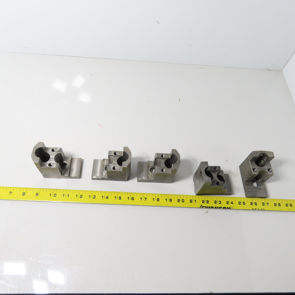Huron H027M10EH Modified Lathe Chuck Jaws 3-1/8" L 2-3/4" H Lot Of 5