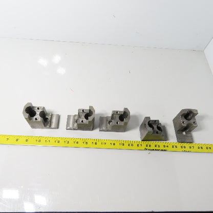 Huron H027M10EH Modified Lathe Chuck Jaws 3-1/8" L 2-3/4" H Lot Of 5