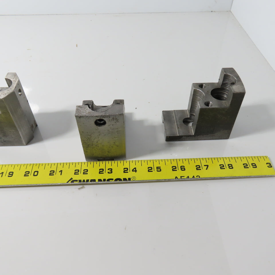 Huron H027M10EH Modified Lathe Chuck Jaws 3-1/8" L 2-3/4" H Lot Of 5