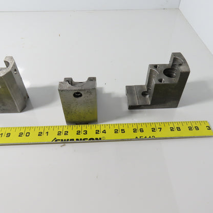 Huron H027M10EH Modified Lathe Chuck Jaws 3-1/8" L 2-3/4" H Lot Of 5