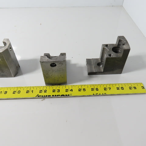 Huron H027M10EH Modified Lathe Chuck Jaws 3-1/8" L 2-3/4" H Lot Of 5