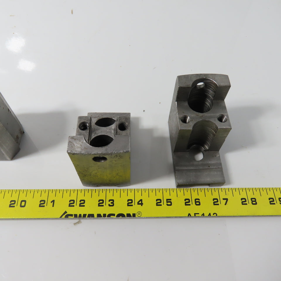 Huron H027M10EH Modified Lathe Chuck Jaws 3-1/8" L 2-3/4" H Lot Of 5
