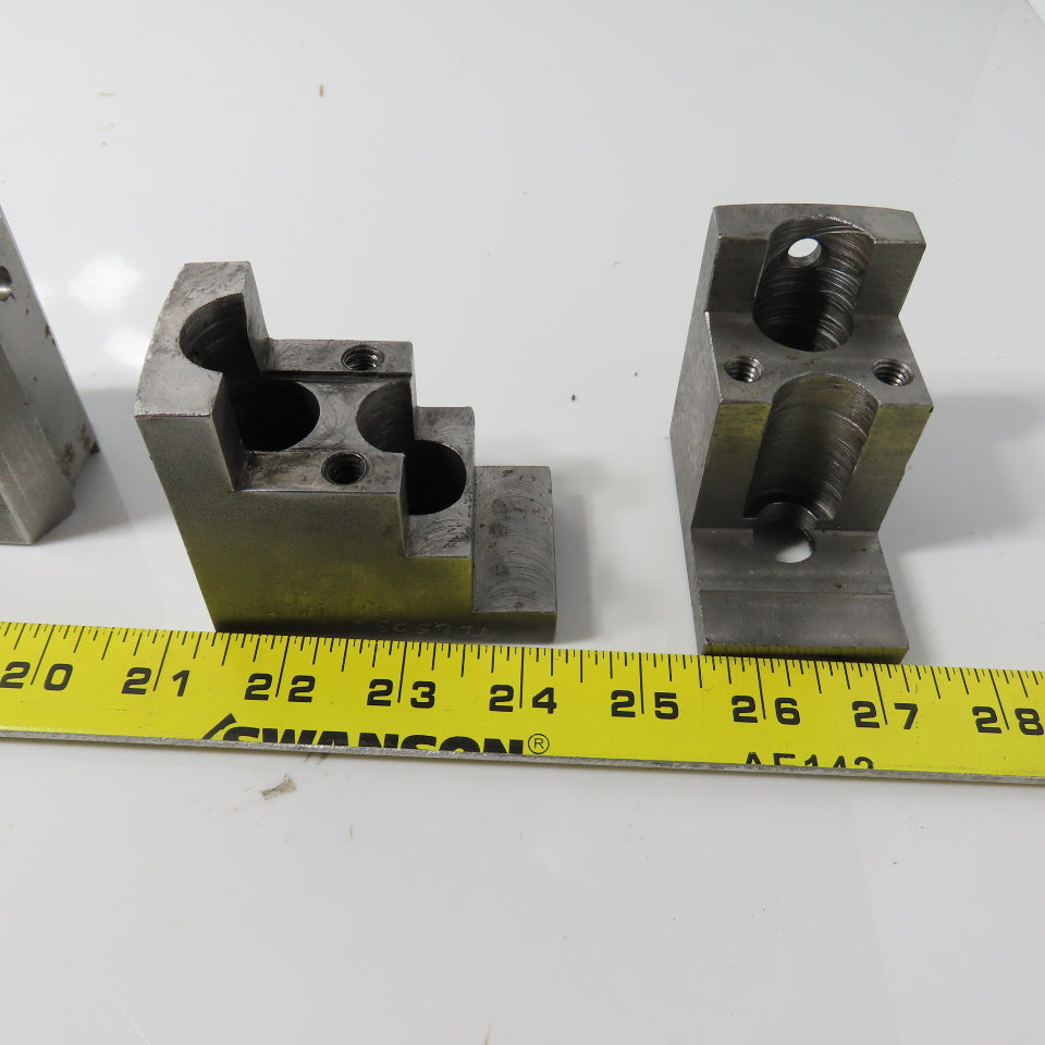 Huron H027M10EH Modified Lathe Chuck Jaws 3-1/8" L 2-3/4" H Lot Of 5