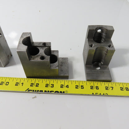Huron H027M10EH Modified Lathe Chuck Jaws 3-1/8" L 2-3/4" H Lot Of 5