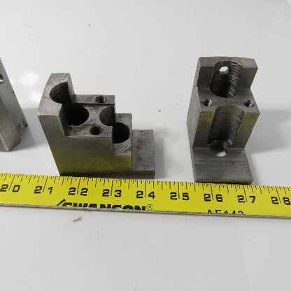 Huron H027M10EH Modified Lathe Chuck Jaws 3-1/8" L 2-3/4" H Lot Of 5