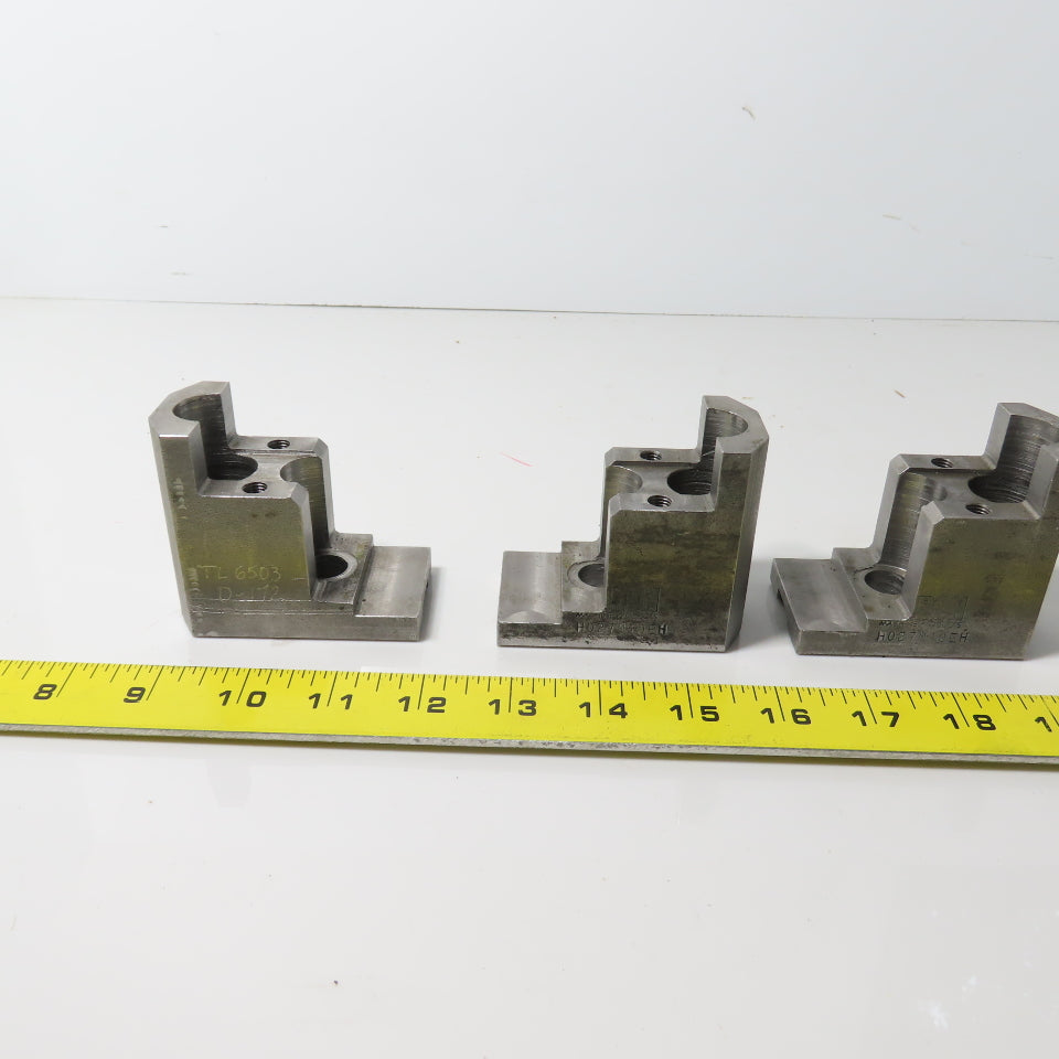 Huron H027M10EH Modified Lathe Chuck Jaws 3-1/8" L 2-3/4" H Lot Of 5