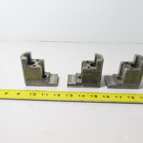 Huron H027M10EH Modified Lathe Chuck Jaws 3-1/8" L 2-3/4" H Lot Of 5