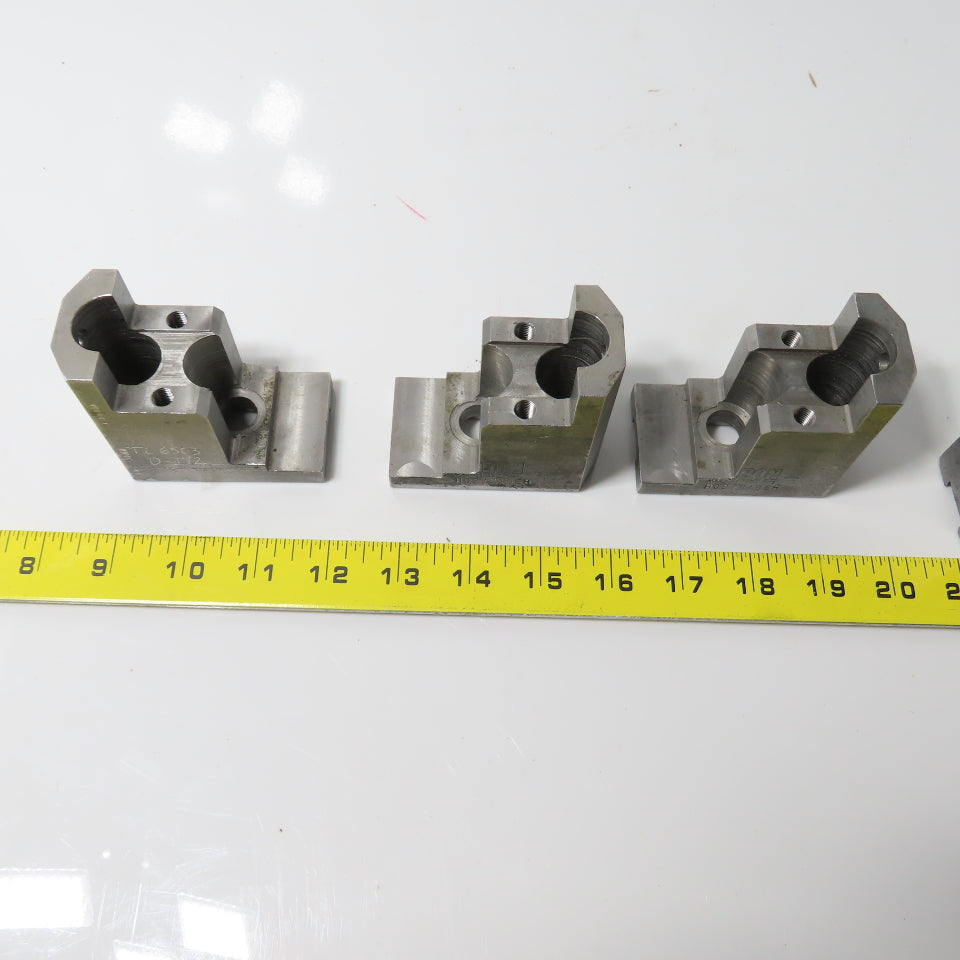 Huron H027M10EH Modified Lathe Chuck Jaws 3-1/8" L 2-3/4" H Lot Of 5
