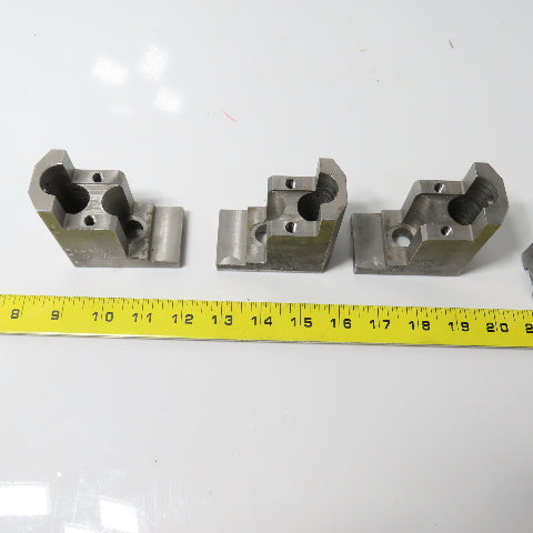 Huron H027M10EH Modified Lathe Chuck Jaws 3-1/8" L 2-3/4" H Lot Of 5