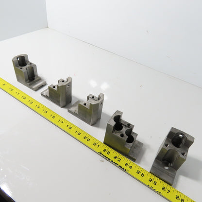 Huron H027M10EH Modified Lathe Chuck Jaws 3-1/8" L 2-3/4" H Lot Of 5