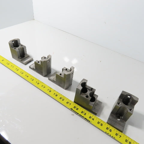 Huron H027M10EH Modified Lathe Chuck Jaws 3-1/8" L 2-3/4" H Lot Of 5