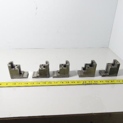 Huron H027M10EH Modified Lathe Chuck Jaws 3-1/8" L 2-3/4" H Lot Of 5