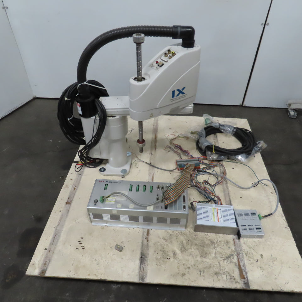 IAI Corp IX Scara Cleanroom Robot W/X-SEL Controller/SCON-CA-200A-NP-2-2 (Parts)