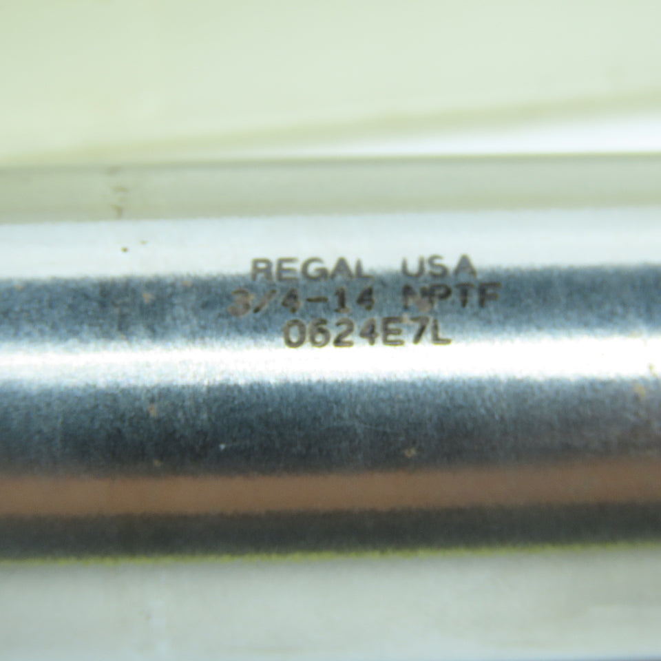 Regal Cutting Tools 3/4"-14 NPTF Straight Flute Tapered Pipe 6" Extension Tap 5F