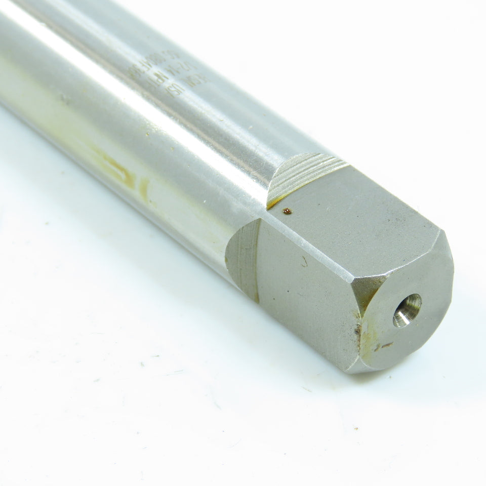 Regal Cutting Tools 1/2"-14 NPTF Straight Flute Taper Pipe 6" Extension Tap 4F