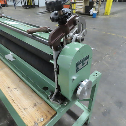 Potdevin W42 42"x1/2" Rotary Press Roller 1/2HP 100RPM 115/208-230V 1PH 7.6/3.8A