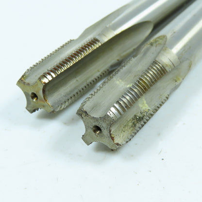 North American 3/8"-18 NPTF Straight Flute Taper Pipe Tap 4F USA Lot of 2