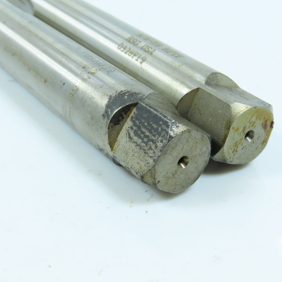 North American 3/8"-18 NPTF Straight Flute Taper Pipe Tap 4F USA Lot of 2