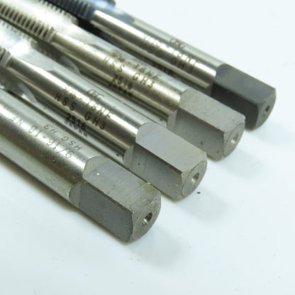 OSG 3/8"-18 NF Straight Flute Bottoming Tap 4F USA Lot of 4