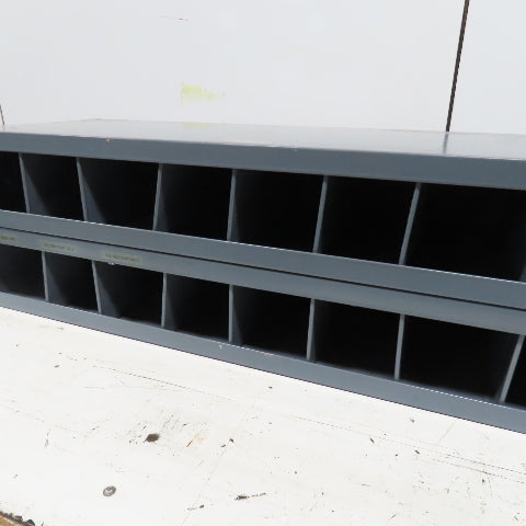Durham 16 Opening Storage Parts Bin Cabinet 34" L x 12"D x 10-1/2" H