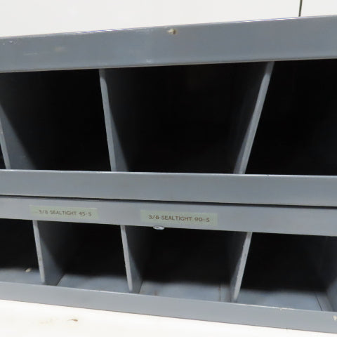 Durham 16 Opening Storage Parts Bin Cabinet 34" L x 12"D x 10-1/2" H