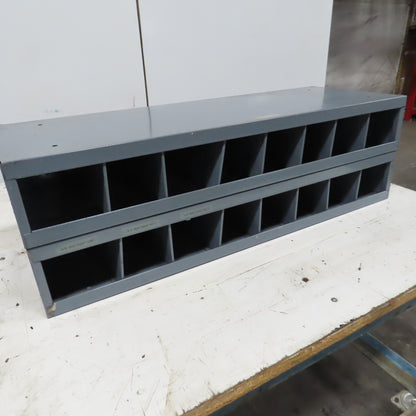 Durham 16 Opening Storage Parts Bin Cabinet 34" L x 12"D x 10-1/2" H