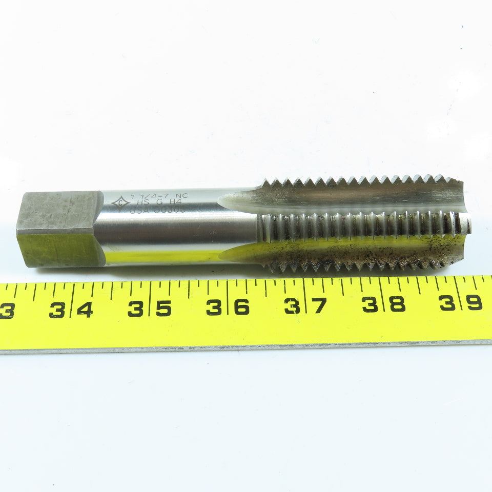 Cleveland 1-1/4"-11 1/2 NPTF Straight Flute Bottoming Tap 4F USA