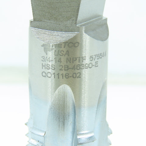 New England 3/4"-14 NPTF Straight Flute Interrupted Tap 5F USA