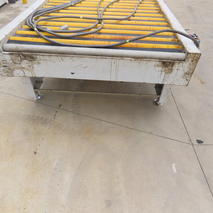 Giardina 22060 58"x116" Power Roller Automation Transfer Conveyor 15FPM 208-480V