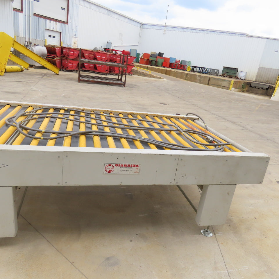 Giardina 22060 58"x116" Power Roller Automation Transfer Conveyor 15FPM 208-480V