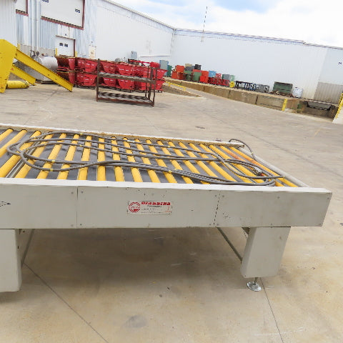 Giardina 22060 58"x116" Power Roller Automation Transfer Conveyor 15FPM 208-480V