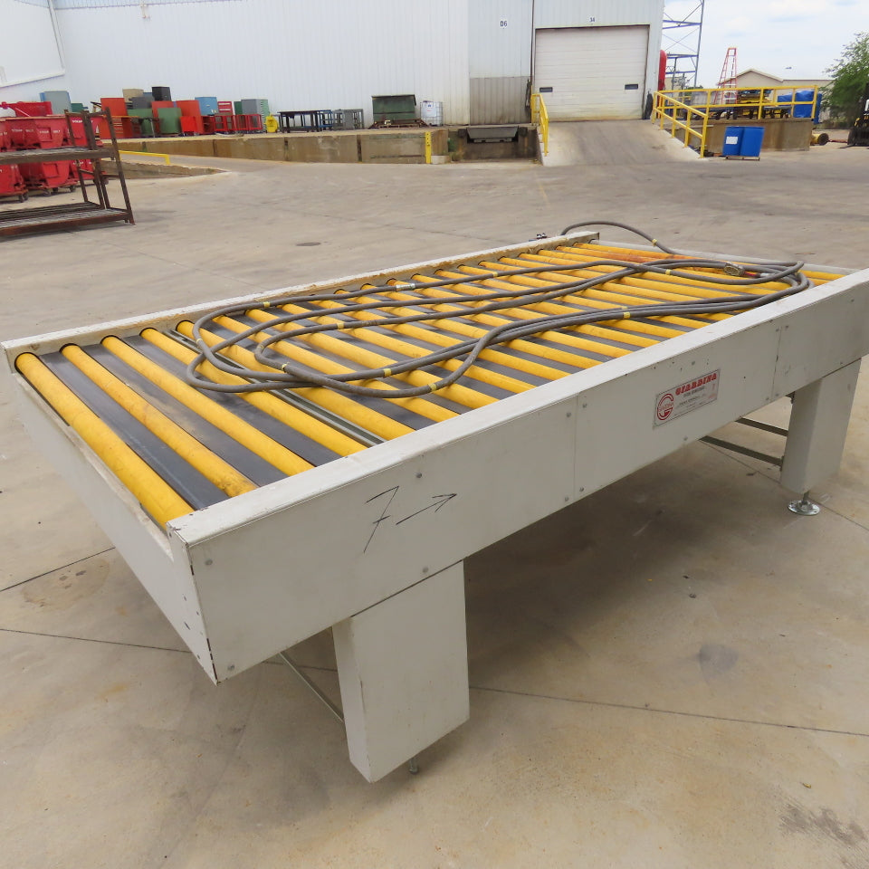 Giardina 22060 58"x116" Power Roller Automation Transfer Conveyor 15FPM 208-480V