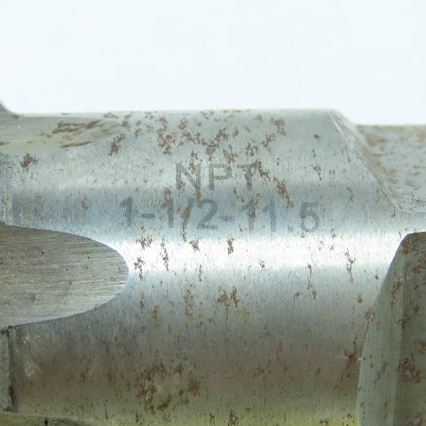 1-1/2"-11.5 NPT Straight Flute Taper Pipe Tap 6F USA