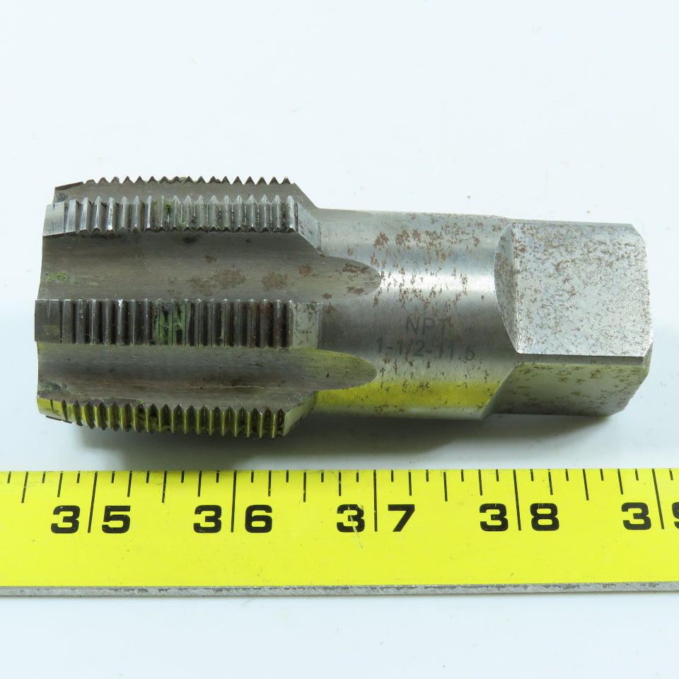 1-1/2"-11.5 NPT Straight Flute Taper Pipe Tap 6F USA