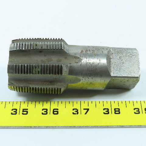 1-1/2"-11.5 NPT Straight Flute Taper Pipe Tap 6F USA