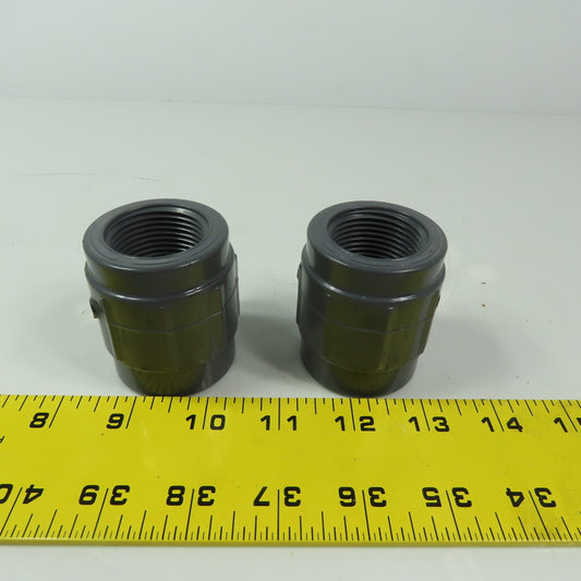 1" FNPT x 1"Slip  Coupling Adapter CH80 CPVC  Lot of 2