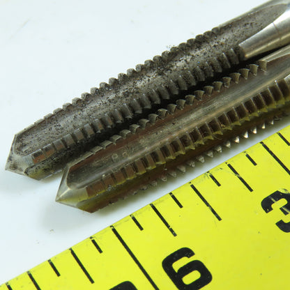 Misc. 3/8"-16 To 7/8"-9 Hand Plug Tap 4 Flute Lot of 8